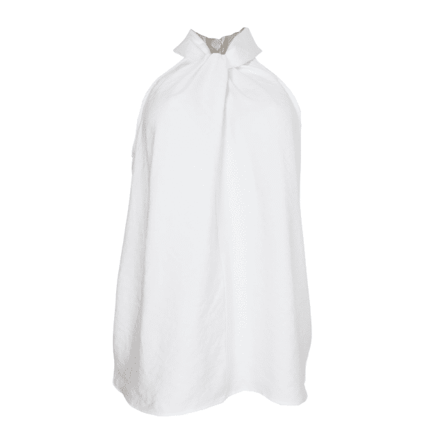 Blusa cuello halter Behla J&B Talla M Color Blanco