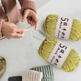 thumbnail image 5 of SSZMDLB under $5 Crochet Yarn, Yarn, 5 Strands Milk Cotton Crochet Thread for DIY Knitting, Baby Sweater, Doll, Scarf, Hat, Soft and Bright Color, Suitable for Beginners and Experienced Crafters, 5 of 6