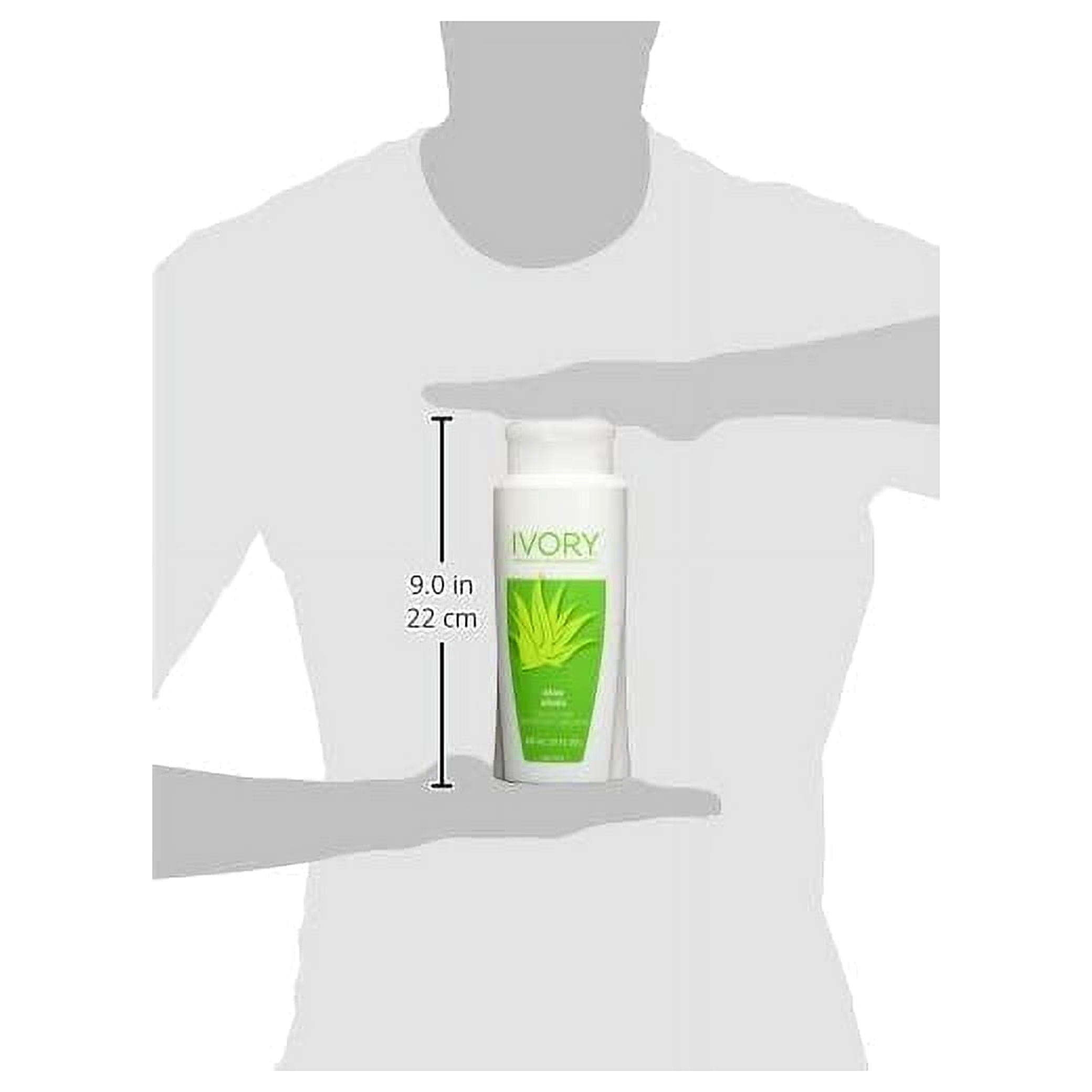 Ivory Scented Body Wash, Aloe 21 oz (Pack of 2)