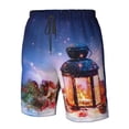 thumbnail image 5 of Naloa Lantern On Snow With Christmas Men's Beach Shorts, Surfing shorts, Swim trunks, Quick Dry Swim Trunks for Surfing Beach Fun - XX-Large, 5 of 9
