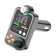 thumbnail image 3 of TIMIFIS Car Bluetooth 5.0 Wireless Handsfree Car FM Transmitter Receiver Radio MP3 Adapter Player Gift, 3 of 5