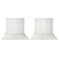 thumbnail image 2 of 2024 TOP! 2 Pcs 3X5Ft Vinyl Photography Backdrops White Brick Wall Wood Floor Wedding Background for Photo Studio, 2 of 4