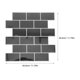 thumbnail image 2 of unbranded 6Ud Azulejos Adhesivos Negros Para Backsplash De Cocina Con De Y Fácil Instalación, 2 of 8