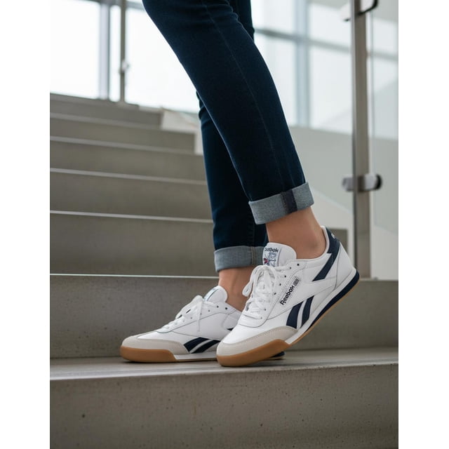 Tenis Reebok Mujer Campio Xt Navy Blanco Casual cafe 23
