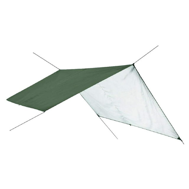 Hamaca impermeable DYNWAVEMX Lona Liviana Multiusos para acampar Verde 300x300cm