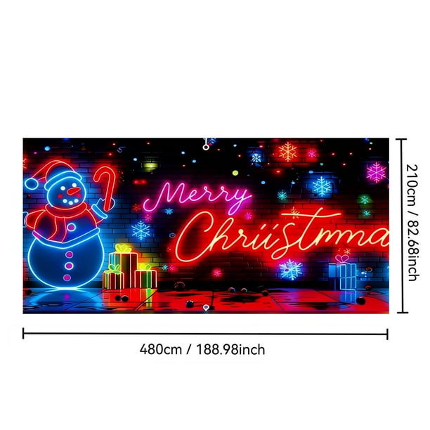Decoraciones de la Puerta de Navidad - Decoraciones de la Puerta de Garaje para la Temporada Festiva