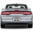 thumbnail image 4 of iPick Image for Dodge Charger R/T Red Racing Stripe Black Real Carbon Fiber License Plate Frame, Official Licensed, 4 of 7