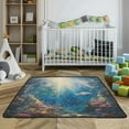 thumbnail image 3 of WOBOGO Underwater World Baby Playmats Extra Large Waterproof Rollable Activity Pads for Toddlers 50×50inch, 3 of 7