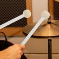 thumbnail image 4 of IFANLANDOR 2Pcs Wood Rhythm Sticks for Percussion White with Balanced Strike for Practice Session Musicians, 4 of 8