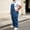 Blue, variant on Men's Plus Size Denim Overall Fashion Coveralls Work Utility Straight Leg Jean Bib Jumpsuit with Chest Front Big Pockets Size L-5XL Black