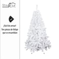 thumbnail image 3 of Árbol Artificial de Navidad HOMEASY Blanco 1.70, 3 of 7