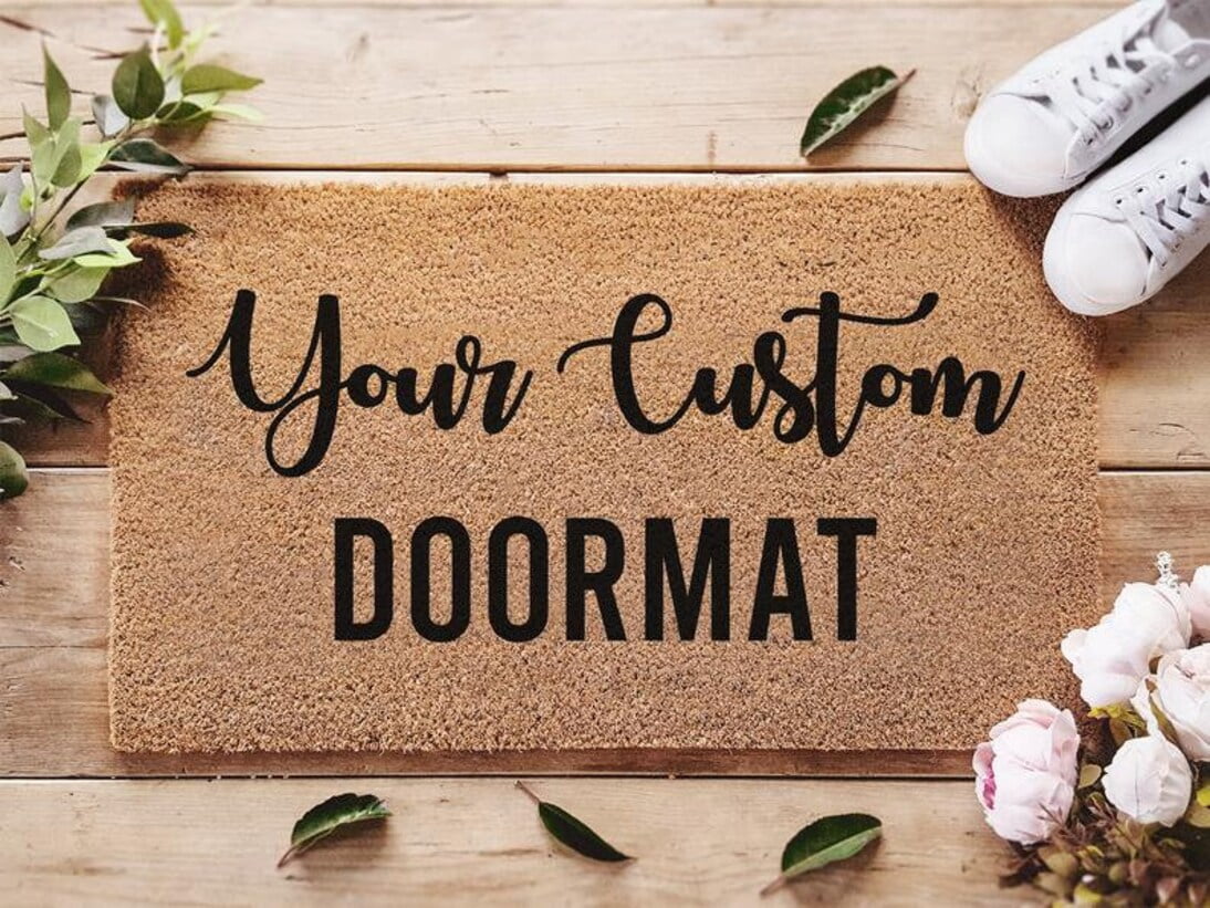 Customize with Your Own idea, Logo, or Design Custom Doormat Business