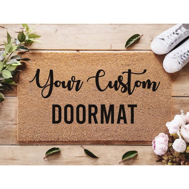 Customize with Your Own idea, Logo, or Design Custom Doormat Business