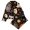 Black, variant on Kids Halloween Two-Piece Outfit Ghost Cartoon Print Lapel Button Long Sleeve Shirt Pants Set Nightwear Soft Lounge Sets Size 13-14T