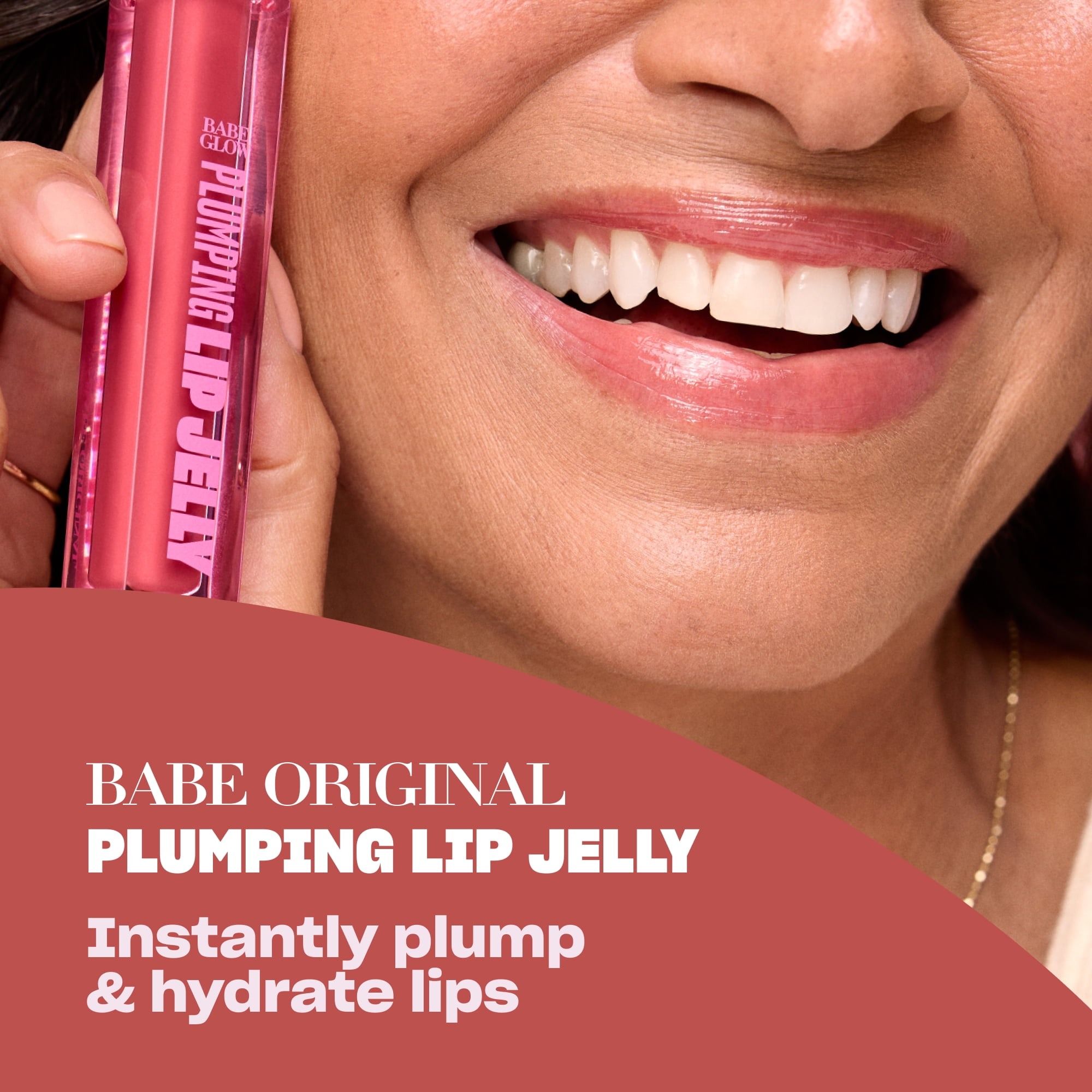 Babe Original Plumping Lip Jelly Rose 0.14 oz