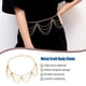 thumbnail image 4 of Minnieouse Cadena de cintura exquisito adorno de múltiples capas para el vientre adornos de cinturón en forma de onda joyería de estilo Simple para Ropa, zapatos y accesorios Miscelánea Oro Minnieouse AP009789-01, 4 of 6