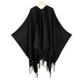 thumbnail image 2 of Sailboat Women's Scarf Pashmina Shawls and Wraps for Evening Dress Bridesmaid Wedding Bridal Winter Warm Long Large Scarves Black One Size, 2 of 3