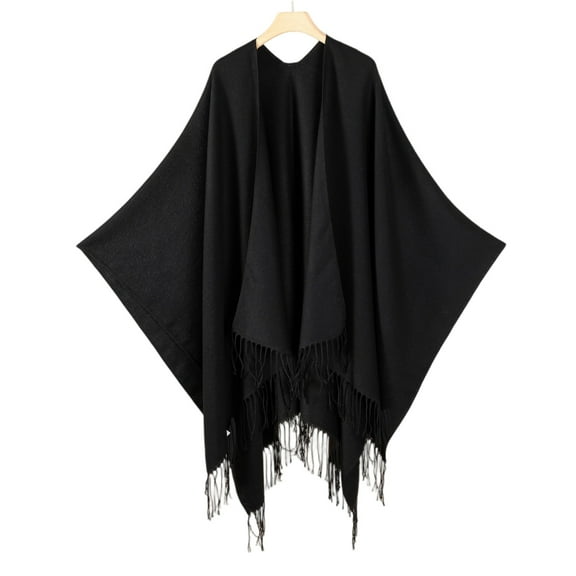 Stichou Women's Scarf Pashmina Shawls and Wraps for Evening Dress Bridesmaid Wedding Bridal Winter Warm Long Large Scarves Black