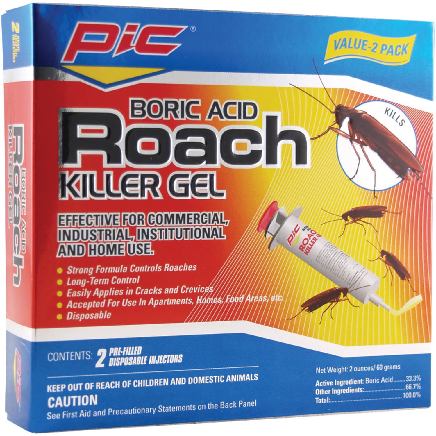 Pic Gel Roach Control Gel, 2 Pack - Walmart.com Pic Gel Roach Control Gel, 2 Pack - Walmart.com