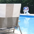thumbnail image 5 of Cotton Orange Stripe Standard Size Chaise Lounge Chair Cover by Superior, 5 of 10