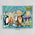 thumbnail image 2 of Looney Tunes Cartoons Wall Tapestry Cartoon Poster Wall Hanging Tapestry for College Dorm Living Room Bedroom Decoration 60"x80", 2 of 8