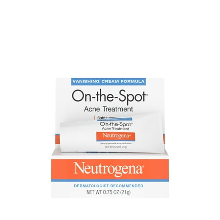 Neutrogena On-The-Spot Acne Treatment With Benzoyl Peroxide, 0.75 Oz.