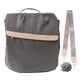 thumbnail image 1 of Mochila de moda con estilo combinado, mochila escolar de gran capacidad, impermeable, mochila de hombro, cuadrada, gris, 1 of 15