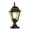 Black, variant on Yoloke Traditional Modern Garden Lamp Post - Splendid Outdoor Post Light for Patio, Table, and Landscape Illumination - Stylish Pillar Column Light Fixtures for Your Home Exterior