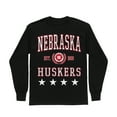 thumbnail image 5 of Women's Gameday Couture Black Nebraska Huskers Oversized Everyday Star Long Sleeve T-Shirt, 5 of 5