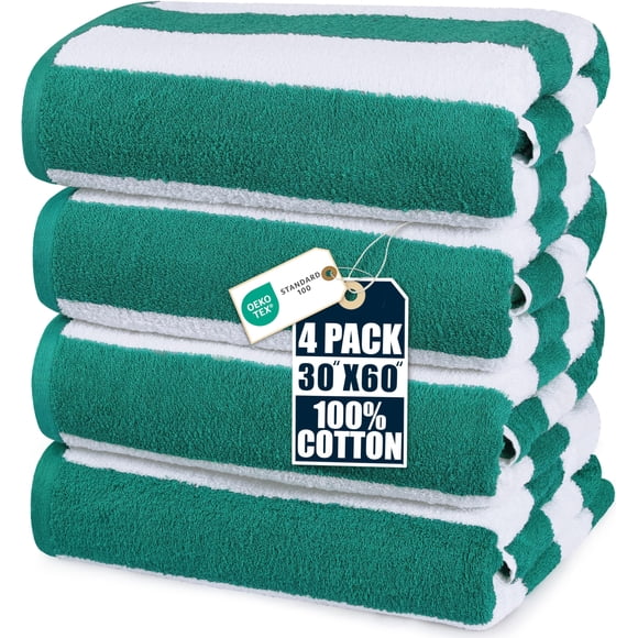 Toallas de Playa Utopia Towels Paquete de 4 76x152 cm Algodón