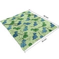thumbnail image 2 of Green Dinosaurs Bones Pattern Blanket,Comfortable Soft Flannel Throw Blanket,All Season,Warm Lightweight Blankets for Sofa Bed Couch Living Room Chair,50"x60", 2 of 4