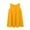 Yellow, variant on YTDSCS Kids 2-10 Years Girl's Summer Sundress Spaghetti Strap Solid Midi Dress Casual Sleeveless Dresses for Kids Toddler Baby