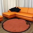 thumbnail image 4 of GZHJMY Vintage Style Round Rugs for Living Room, 60In Non-Slip Coral Velvet Long Runner Rugs, Washable Water Absorbent Mat Carpet for Bedroom Kitchen Kids Room, 4 of 6