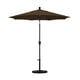 California Umbrella GSPT758302-F71 7,5 Pi Marché de Fibre de Verre Parapluie Pousser Tilt M Noir-Oléfine-Teak – image 2 sur 2