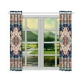 thumbnail image 3 of BSDHOME geometric pattern Window Curtain Kitchen Curtain 26x39 inches (Two Piece), 3 of 3