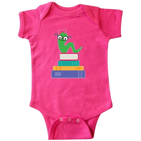

Inktastic Bookworm Girls Reading Gift Gift Baby Girl Bodysuit