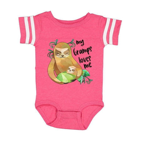 

Inktastic My Gramps Loves Me Cute Sloth and Baby Gift Baby Boy or Baby Girl Bodysuit
