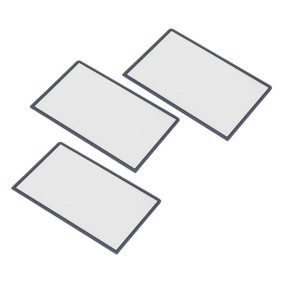 3 Pcs Écran Supérieur de Remplacement Adapté pour Nouveau 3DS TG, Résine Écran Supérieur Pièces de Réparation