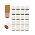 thumbnail image 3 of Silicon Square Chair Leg Floor Protector - Set of 24 Furniture Feet Protection Covers, 3 of 4