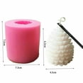 thumbnail image 2 of Molde de silicona para velas, vela artesanal hecha a mano, molde de silicona para velas, moldes para velas, para hacer velas, velas perfumadas, jabón, manualidades 1 Uds. TUNC Sencillez, 2 of 5
