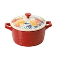 thumbnail image 6 of The Pioneer Woman Floral 13-Ounce Assorted Color Casseroles with Lid, Set of 4, 6 of 10
