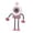 Pink, variant on Cute Robot Mini Fan, USB Rechargeable 3 Speed Portable Fan with LED Light & Digital Display, Suction Cup Base Foldable Quiet Personal Fan for Desk Car Home Travel, Novelty Gift,A