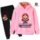 thumbnail image 1 of Conjunto de Sudadera con capucha de Super Mario para niños y niñas, ropa deportiva de 2 piezas con estampado, informal, a la moda, 2024, 1 of 1