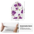 thumbnail image 2 of Lsque Orchids Flowers Pattern Knitted Beanie, Unisex Winter Hat, Knit Hat Winter Beanies Thick Fisherman Beanies Cuffed Plain Skull Caps, 2 of 6