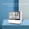 thumbnail image 3 of yingyy Home Office Smart WiFi Digital Display Hygrometer App Control Desktop Mini Temperature Humidity Meter Clock, 3 of 6