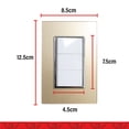 thumbnail image 3 of KIT 2 PLACAS CON APAGADOR TRIPLE Sanelec 4559, 3 of 6