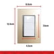 thumbnail image 3 of KIT 2 PLACAS CON APAGADOR TRIPLE Sanelec 4559, 3 of 6