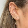 thumbnail image 3 of Top-kevin Stud Hoop Earrings Set for Women, 4pcs Hoop Huggie Earrings Stacks, Cute Earrings Jewelry for Her/Women, 3 of 10