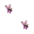 thumbnail image 1 of Clip de ventilación Scienceny ambientador de coche forma de insecto 2piezas Púrpura, 1 of 1
