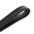 thumbnail image 3 of Correa de muñeca Hugo con llavero de cuero negro, 3 of 10